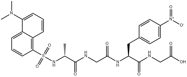 N-DANSYL-D-ALA-GLY-4-NITRO-PHE-GLY Structure