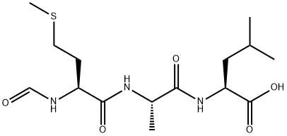 포르밀메티오닐-알라닐-류신 구조식 이미지