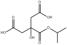 2-isopropyl dihydrogen citrate Structure