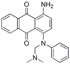 1-amino-4-[[(dimethylamino)methyl]anilino]anthraquinone Structure