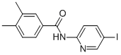 N-(5-iodo-2-pyridinyl)-3,4-dimethylbenzamide Structure