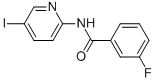 BENZAMIDE, 3-FLUORO-N-(5-IODO-2-PYRIDINYL)- Structure