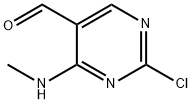 5-PyriMidinecarboxaldehyde, 2-chloro-4-(MethylaMino)- 구조식 이미지