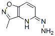 Isoxazolo[4,5-b]pyridin-5(4H)-one, 3-methyl-, hydrazone (9CI) Structure