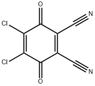 2,3-디클로로-5,6-디시아노-1,4-벤조퀴논 구조식 이미지