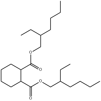 bis(2-ethylhexyl) cyclohexane-1,2-dicarboxylate  Structure