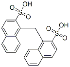 1,1'-methylenebisnaphthalene-2-sulphonic acid  Structure