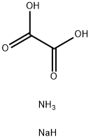 oxalic acid, ammonium sodium salt Structure