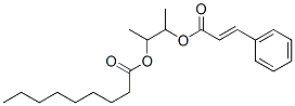 3-[(E)-3-phenylprop-2-enoyl]oxybutan-2-yl nonanoate Structure