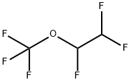 1,2,2-TRIFLUOROETHYL TRIFLUOROMETHYL ETHER Structure