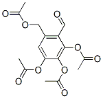 2,3,4-Tris(acetyloxy)-6-[(acetyloxy)methyl]benzaldehyde Structure