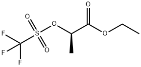 ETHYL (R)-2-(TRIFLUOROMETHYLSULFONYLOXY)PROPIONATE Structure