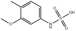 (3-methoxy-4-tolyl)sulphamic acid Structure