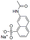 나트륨7-아세트아미도나프탈렌-1-술포네이트 구조식 이미지