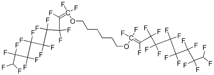 1,1'-[hexane-1,6-diylbis(oxy)]bis[heptadecafluorononene]  Structure