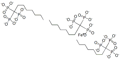철(2+)트리옥틸트리포스포네이트 구조식 이미지