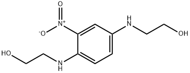 Bis-1,4-(2-hydroxyethylamino)-2-nitrobenzene 구조식 이미지