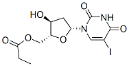 5-Iodo-5'-O-propionyl-2'-deoxyuridine Structure