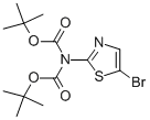 N-(5-BROMOTHIAZOL-2-YL)ZAZBIS(BISCARBONIC ACID BIS-1,1-DIMETHYLETHYL ESTER Structure