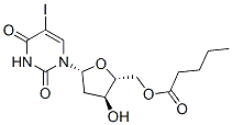5-Iodo-5'-O-pentanoyl-2'-deoxyuridine Structure