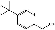 2-Pyridinemethanol, 5-(1,1-dimethylethyl)- Structure