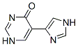 4(1H)-Pyrimidinone,  5-(1H-imidazol-4-yl)-  (9CI) 구조식 이미지