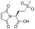 1H-Pyrrole-1-acetic acid, 2,5-dihydro-alpha-(2-(methylsulfonyl)ethyl)- 2,5-dioxo-, (S)- 구조식 이미지
