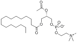 3,5,9-Trioxa-4-phosphapentacosan-1-aminium,7-(acetyloxy)-4-hydroxy-N,N,N-trimethyl-10-oxo-,innersalt,4-oxide,(S] Structure