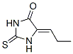 5-Propylidene-2-thioxo-4-imidazolidinone 구조식 이미지
