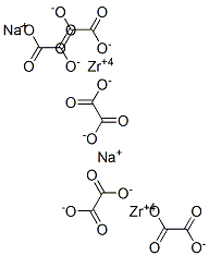 oxalic acid, sodium zirconium salt 구조식 이미지