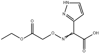 ALPHA-((2-ETHOXY-2-OXOETHOXY)IMINO)-3-PYRAZOLEACETIC ACID, 97%, MIX SYN&ANTI Structure