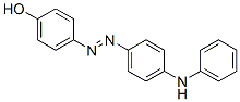 p-[(p-아닐리노페닐)아조]페놀 구조식 이미지