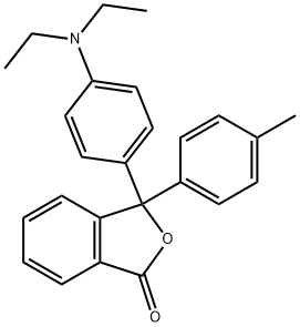 3-[4-(diethylamino)phenyl]-3-(p-tolyl)phthalide 구조식 이미지