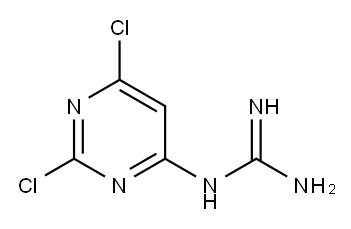 2,6-dichloro-4-guanidino-pyrimidine 구조식 이미지