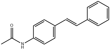 TRANS-4-ACETYL-AMINOSTILBENE Structure