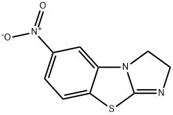 2,3-dihydro-6-nitroimidazo[2,1-b]benzothiazole  Structure