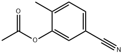 Benzonitrile, 3-(acetyloxy)-4-methyl- Structure