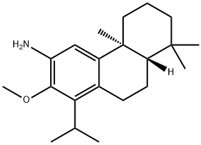 3-Phenanthrenamine, 4b,5,6,7,8,8a,9,10-octahydro-2-methoxy-4b,8,8-trimethyl-1-(1-methylethyl)-, (4bS,8aS)- Structure