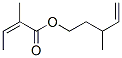 3-methyl-4-pentenyl 2-methylisocrotonate 구조식 이미지