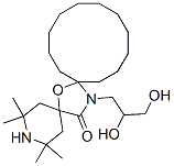 7-Oxa-3,20-diazadispiro5.1.11.2heneicosan-21-one, 20-(2,3-dihydroxypropyl)-2,2,4,4-tetramethyl- 구조식 이미지