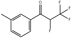 1-Propanone, 2,3,3,3-tetrafluoro-1-(3-methylphenyl)- (9CI) 구조식 이미지