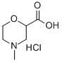 2-CARBOXY-4-METHYL-MORPHOLINE HCL 구조식 이미지