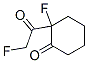 Cyclohexanone, 2-fluoro-2-(fluoroacetyl)- (9CI) 구조식 이미지