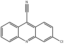 3-Chloro-9-acridinecarbonitrile Structure