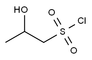 2-hydroxypropanesulphonyl chloride 구조식 이미지