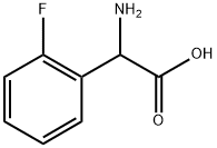 (±)-amino(2-fluorophenyl)acetic acid Structure