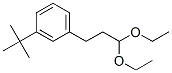 (3-tert-butyl)-1-(3,3-diethoxypropyl)benzene 구조식 이미지
