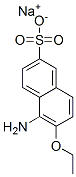 sodium 5-amino-6-ethoxynaphthalene-2-sulphonate Structure