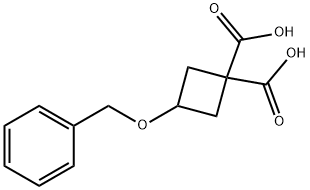 3-Benzyloxycyclobutane-1 ,1-дикарбоновой кислоты структурированное изображение