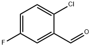 2-Chloro-5-fluorobenzaldehyde 구조식 이미지